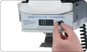 Thermo-Safe™ Warming System on Olympic Precision Surgical Table